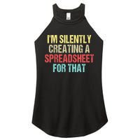 I'm Silently Creating A Spreadsheet For That Women's Perfect Tri Rocker Tank