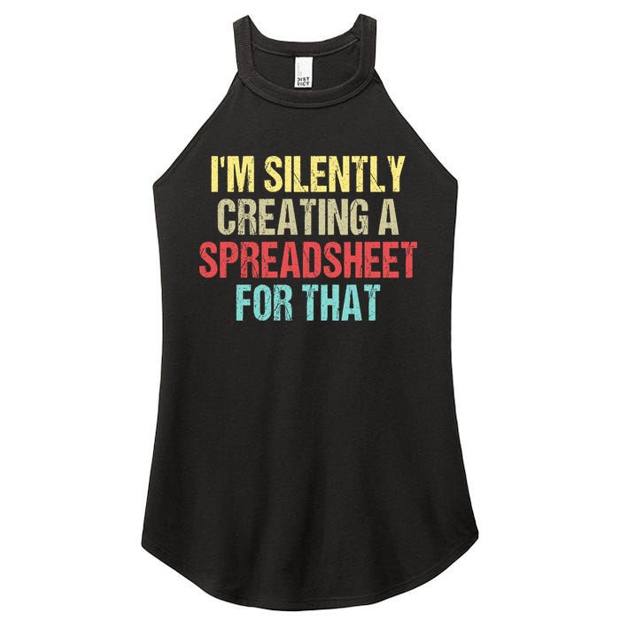 I'm Silently Creating A Spreadsheet For That Women's Perfect Tri Rocker Tank