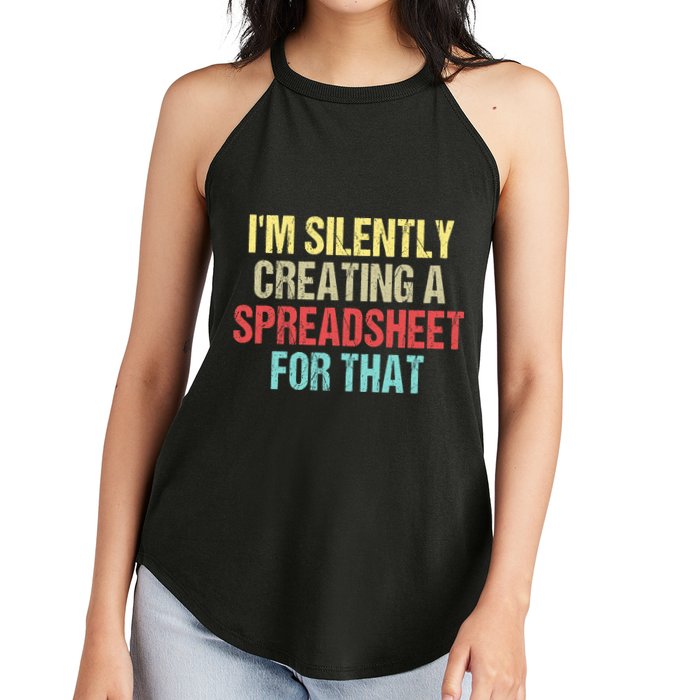 I'm Silently Creating A Spreadsheet For That Women's Perfect Tri Rocker Tank