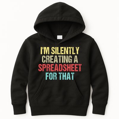 I'm Silently Creating A Spreadsheet For That Kids Hoodie