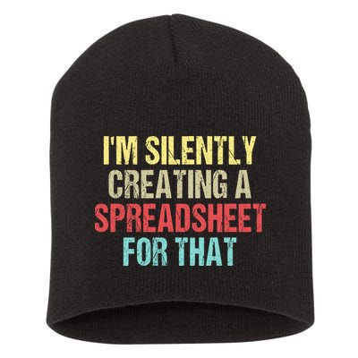I'm Silently Creating A Spreadsheet For That Short Acrylic Beanie