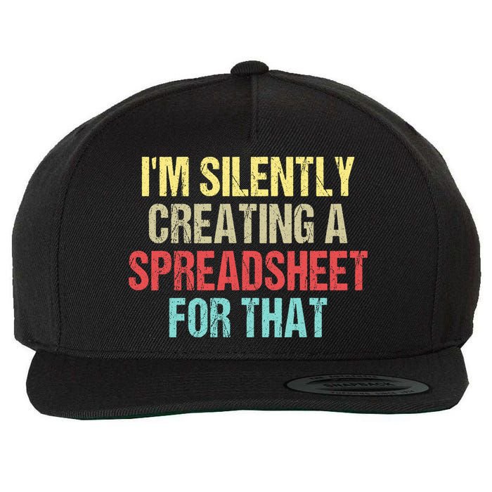 I'm Silently Creating A Spreadsheet For That Wool Snapback Cap
