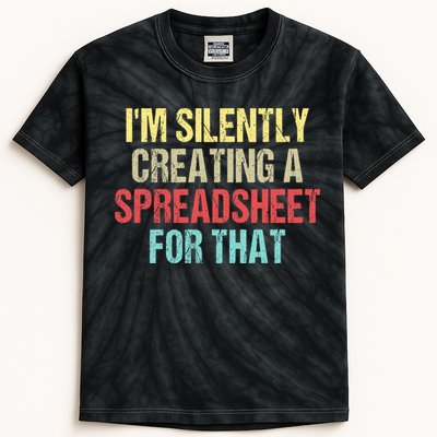 I'm Silently Creating A Spreadsheet For That Kids Tie-Dye T-Shirt