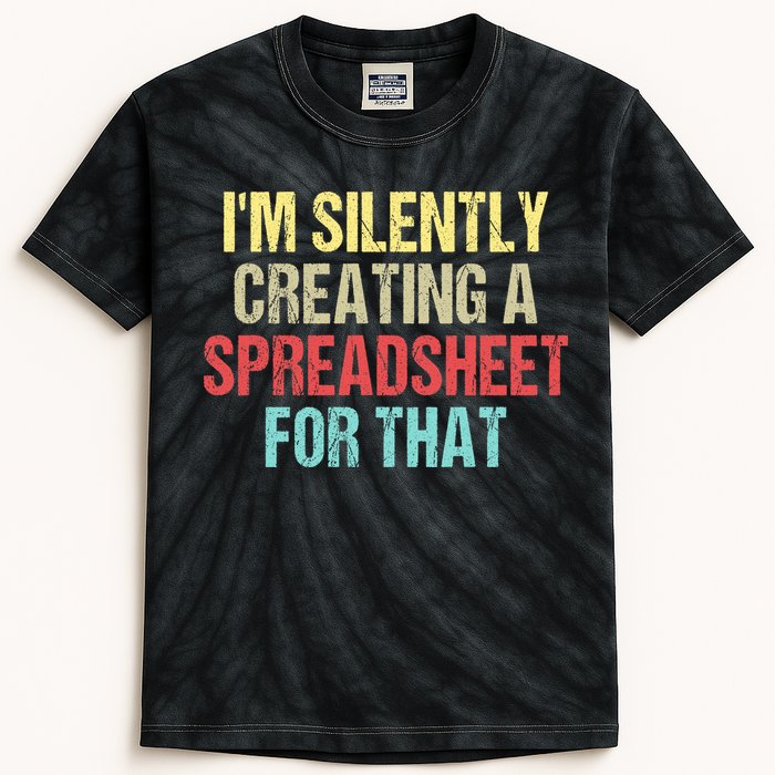I'm Silently Creating A Spreadsheet For That Kids Tie-Dye T-Shirt