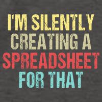 I'm Silently Creating A Spreadsheet For That Vector Backpack