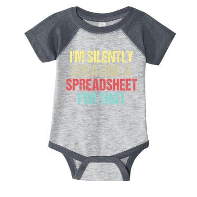 I'm Silently Creating A Spreadsheet For That Infant Baby Jersey Bodysuit
