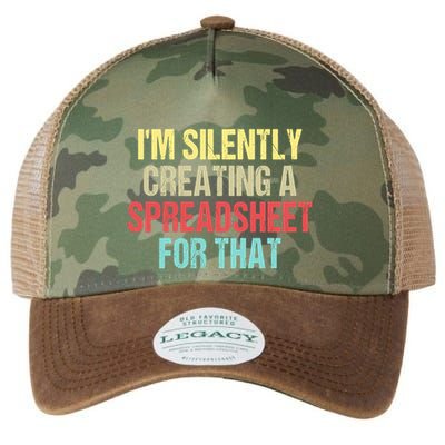 Im Silently Creating A Spreadsheet For That Funny Saying Legacy Tie Dye Trucker Hat