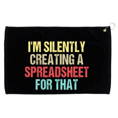Im Silently Creating A Spreadsheet For That Funny Saying Grommeted Golf Towel