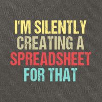 Im Silently Creating A Spreadsheet For That Funny Saying Cotton Canvas Backpack