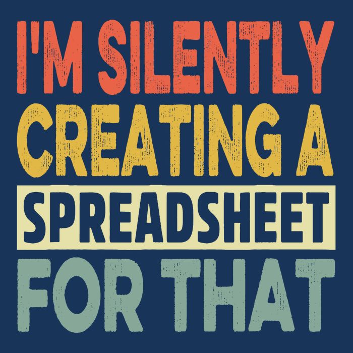 IM Silently Creating A Spreadsheet For That Mousepad