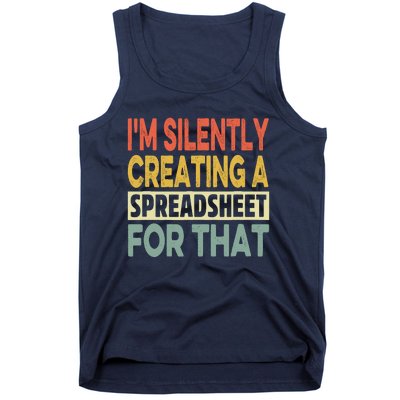 IM Silently Creating A Spreadsheet For That Tank Top