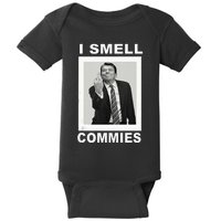 I Smell Commies Funny Ronald Regan Baby Bodysuit