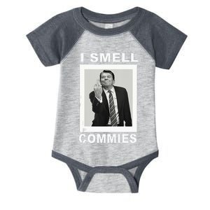 I Smell Commies Funny Ronald Regan Infant Baby Jersey Bodysuit