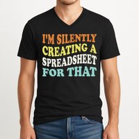 IM Silently Creating A Spreadsheet For That V-Neck T-Shirt