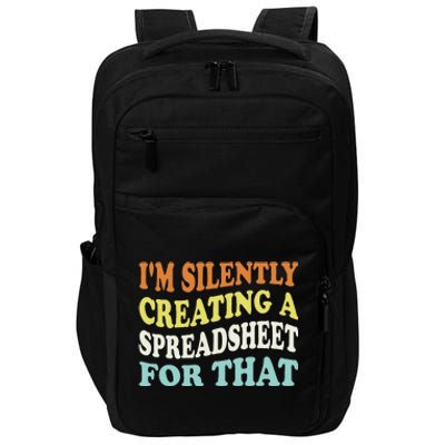 IM Silently Creating A Spreadsheet For That Impact Tech Backpack