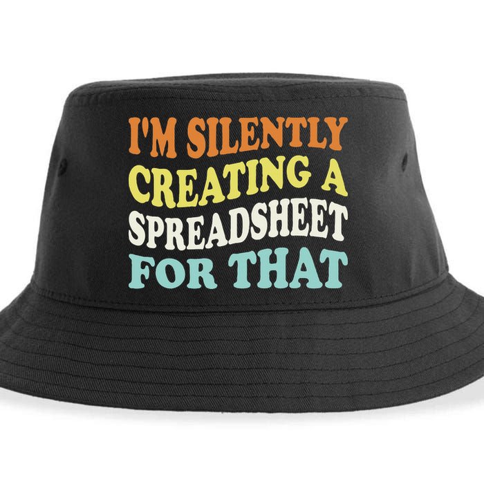 IM Silently Creating A Spreadsheet For That Sustainable Bucket Hat