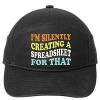 IM Silently Creating A Spreadsheet For That 7-Panel Snapback Hat