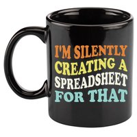 IM Silently Creating A Spreadsheet For That 11oz C Handle Ceramic Mug
