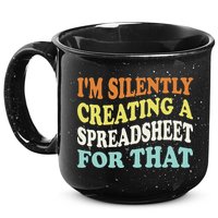 IM Silently Creating A Spreadsheet For That 15oz Campfire Ceramic Mug