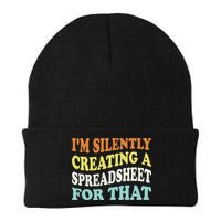IM Silently Creating A Spreadsheet For That Beanie