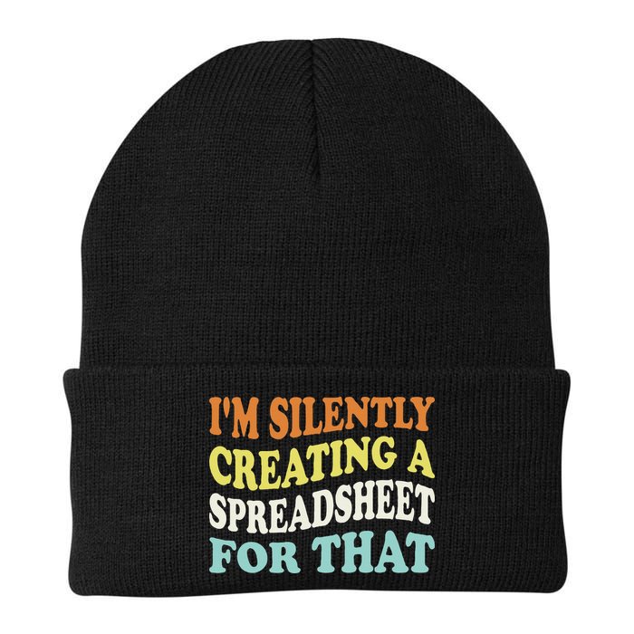IM Silently Creating A Spreadsheet For That Beanie