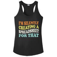 IM Silently Creating A Spreadsheet For That Ladies PosiCharge Competitor Racerback Tank