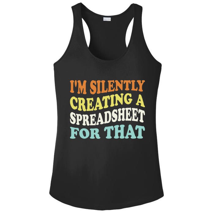 IM Silently Creating A Spreadsheet For That Ladies PosiCharge Competitor Racerback Tank