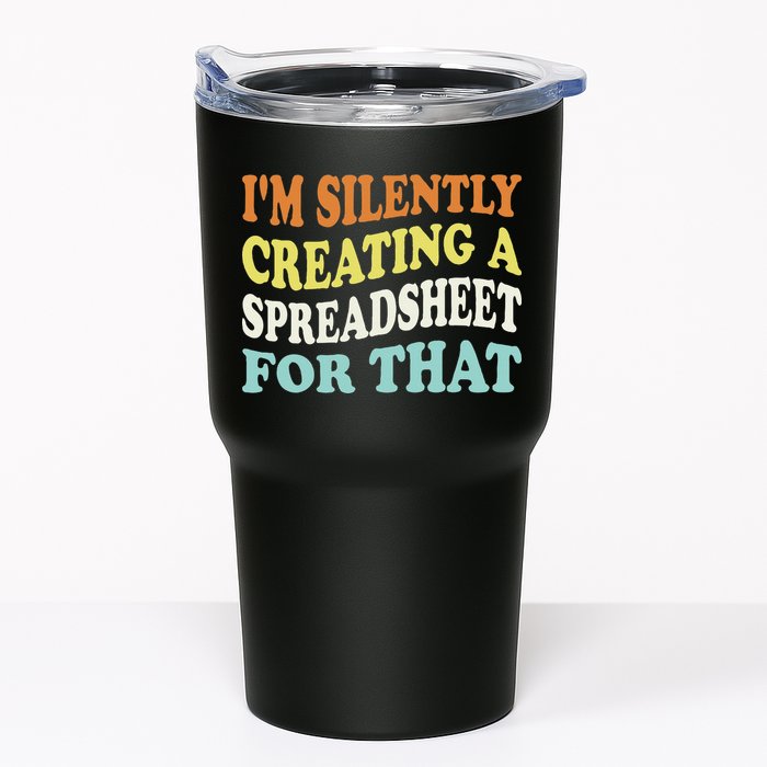 IM Silently Creating A Spreadsheet For That Tumbler