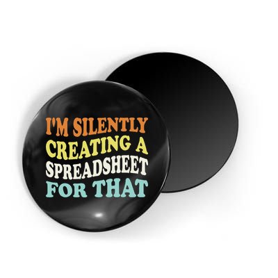 IM Silently Creating A Spreadsheet For That Magnet
