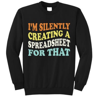 IM Silently Creating A Spreadsheet For That Tall Sweatshirt