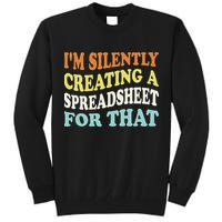 IM Silently Creating A Spreadsheet For That Tall Sweatshirt