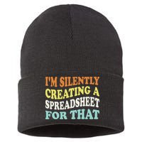 IM Silently Creating A Spreadsheet For That Sustainable Knit Beanie