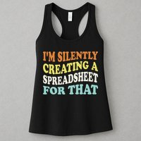 IM Silently Creating A Spreadsheet For That Womens Tank Top