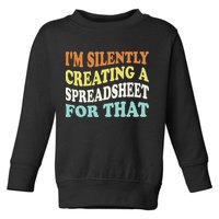 IM Silently Creating A Spreadsheet For That Toddler Sweatshirt