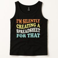 IM Silently Creating A Spreadsheet For That Tank Top