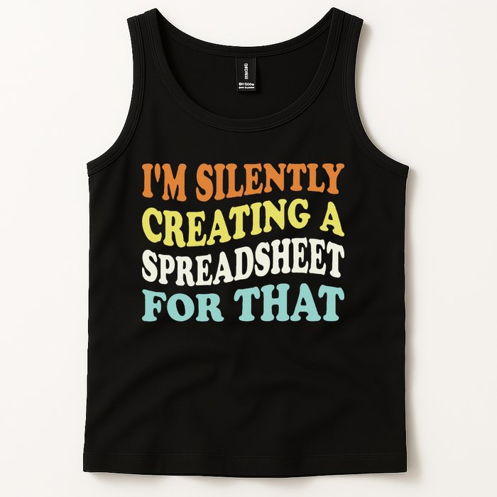 IM Silently Creating A Spreadsheet For That Tank Top