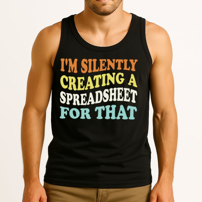 IM Silently Creating A Spreadsheet For That Tank Top