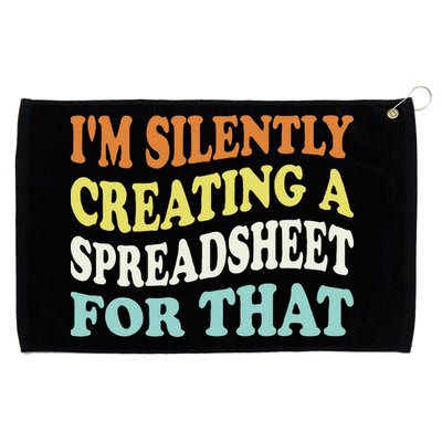 IM Silently Creating A Spreadsheet For That Grommeted Golf Towel