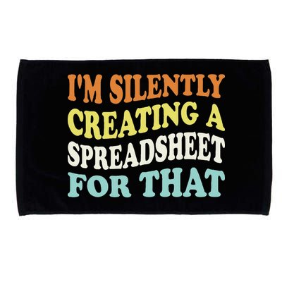 IM Silently Creating A Spreadsheet For That Microfiber Hand Towel