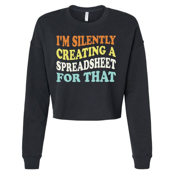 IM Silently Creating A Spreadsheet For That Cropped Pullover Crew