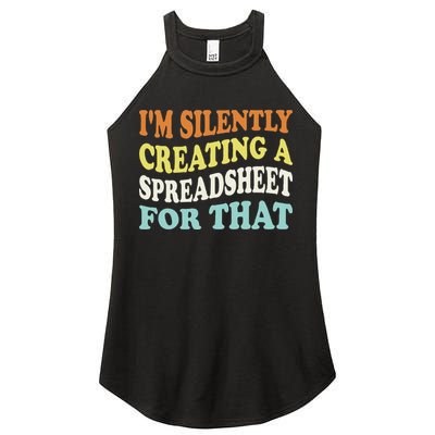 IM Silently Creating A Spreadsheet For That Women's Perfect Tri Rocker Tank