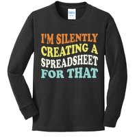 IM Silently Creating A Spreadsheet For That Kids Long Sleeve Shirt