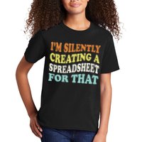 IM Silently Creating A Spreadsheet For That Kids T-Shirt