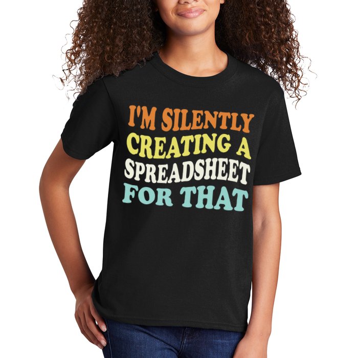 IM Silently Creating A Spreadsheet For That Kids T-Shirt