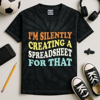IM Silently Creating A Spreadsheet For That Kids Tie-Dye T-Shirt