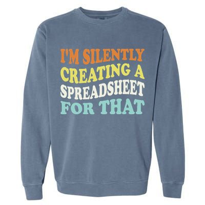 IM Silently Creating A Spreadsheet For That Garment-Dyed Sweatshirt