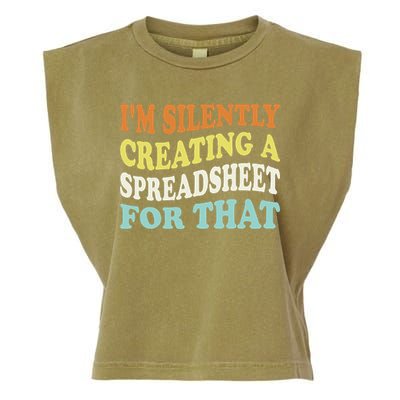 IM Silently Creating A Spreadsheet For That Garment-Dyed Women's Muscle Tee