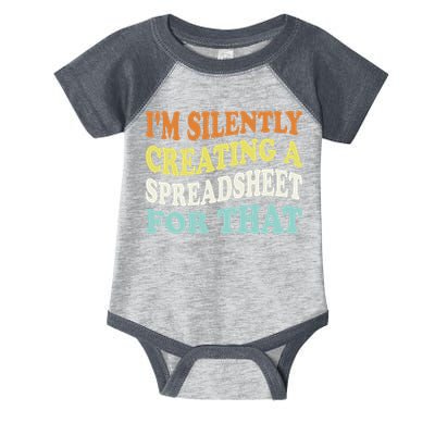 IM Silently Creating A Spreadsheet For That Infant Baby Jersey Bodysuit