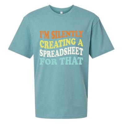 IM Silently Creating A Spreadsheet For That Sueded Cloud Jersey T-Shirt