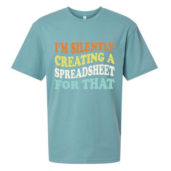 IM Silently Creating A Spreadsheet For That Sueded Cloud Jersey T-Shirt